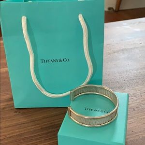 Tiffany sterling silver mesh bracelet